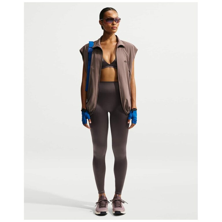 Леггинсы NikeSKIMS Satin Shine High-Waisted Bonded 26″ Leggings «Resin» Женская