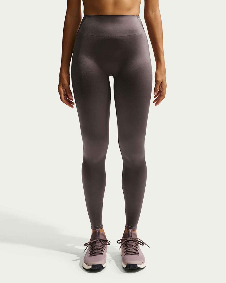 Леггинсы NikeSKIMS Satin Shine High-Waisted Bonded 26″ Leggings «Resin» Женская