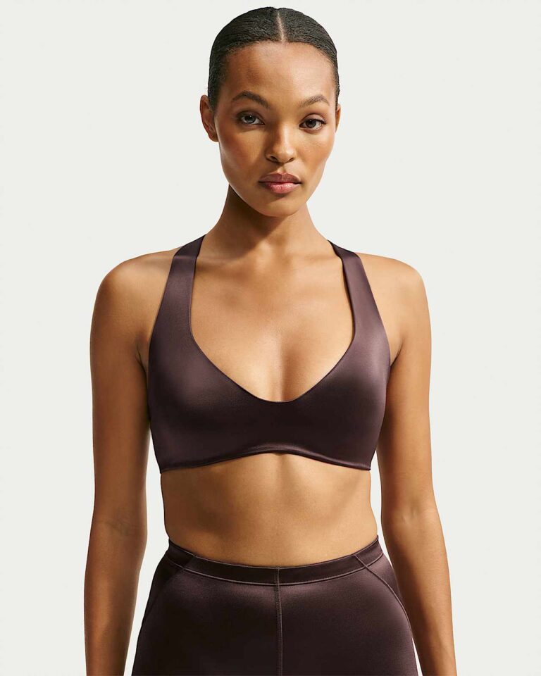 Топ NikeSKIMS Satin Shine Plunge Bra «Phoenix» Женская