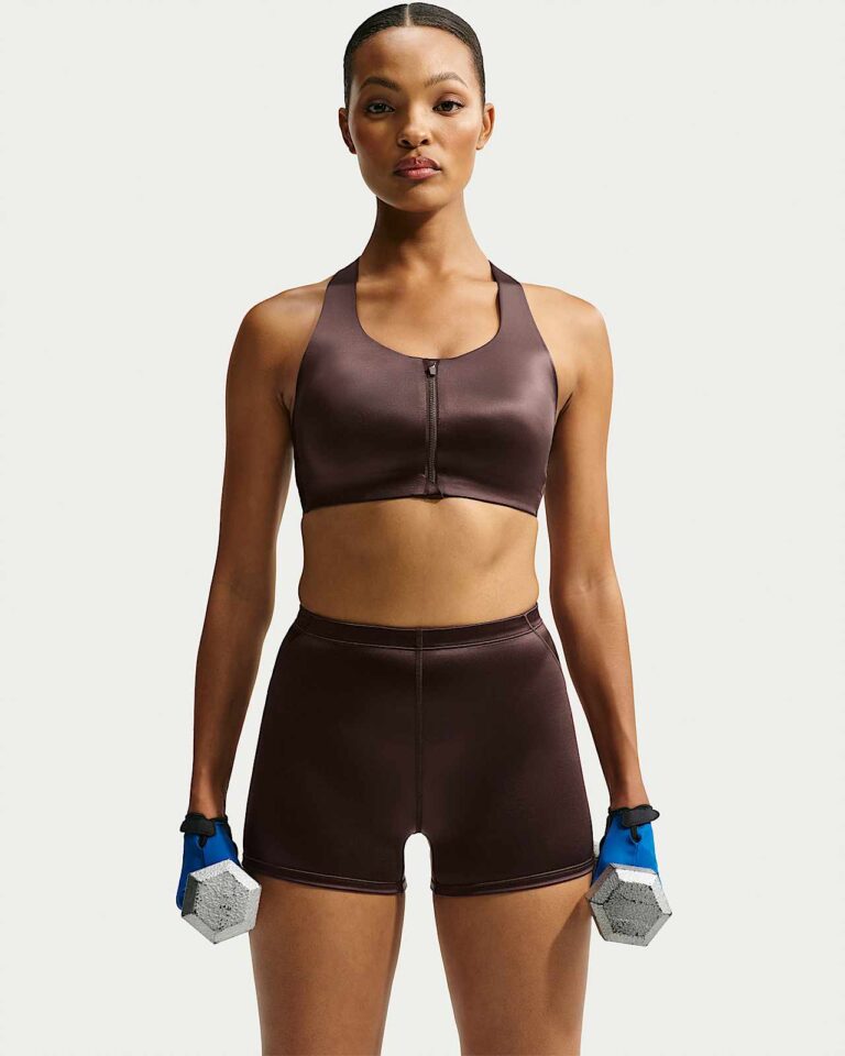 Шорты NikeSKIMS Satin Shine Mid-Rise 2″ Boyshorts with Drawcord «Phoenix» Женская