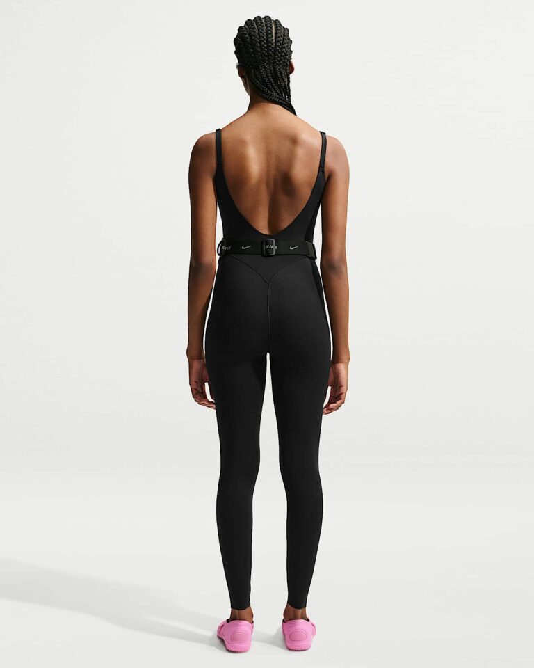 Боди NikeSKIMS Studio Stretch 29″ Bodysuit «Obsidian» Женская