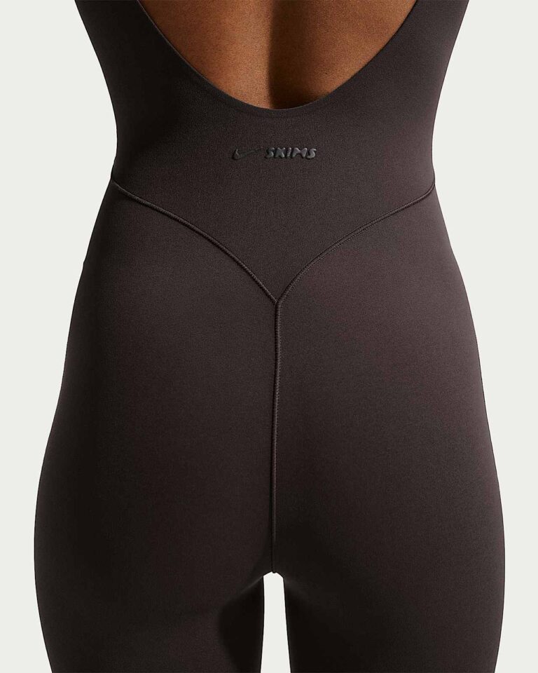 Боди NikeSKIMS Studio Stretch 29″ Bodysuit «Dark Roast» Женская