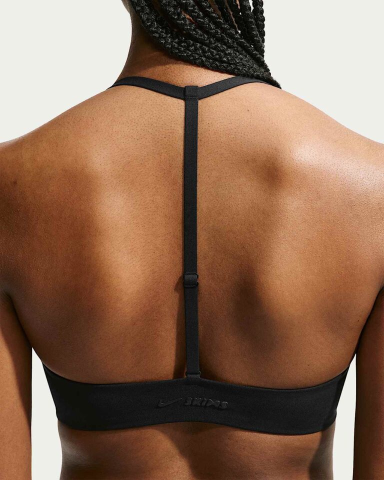 Топ NikeSKIMS Studio Stretch Triangle Sports Bra «Obsidian» Женская