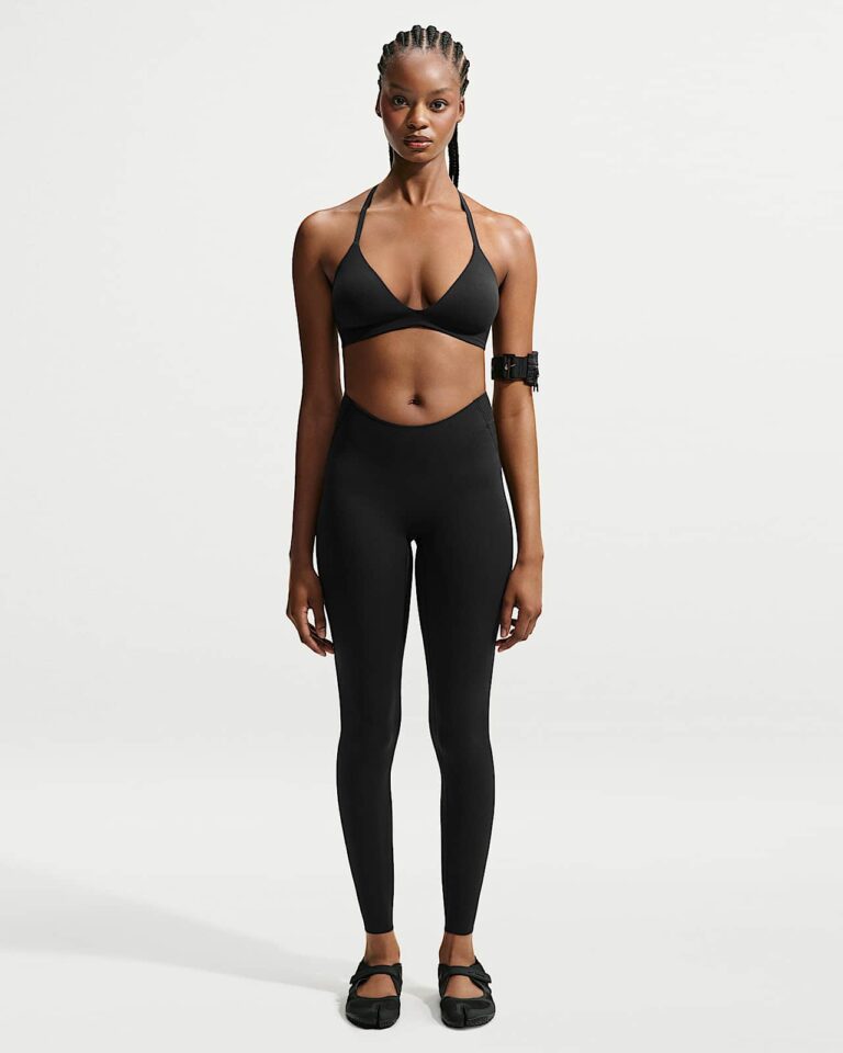 Топ NikeSKIMS Studio Stretch Triangle Sports Bra «Obsidian» Женская