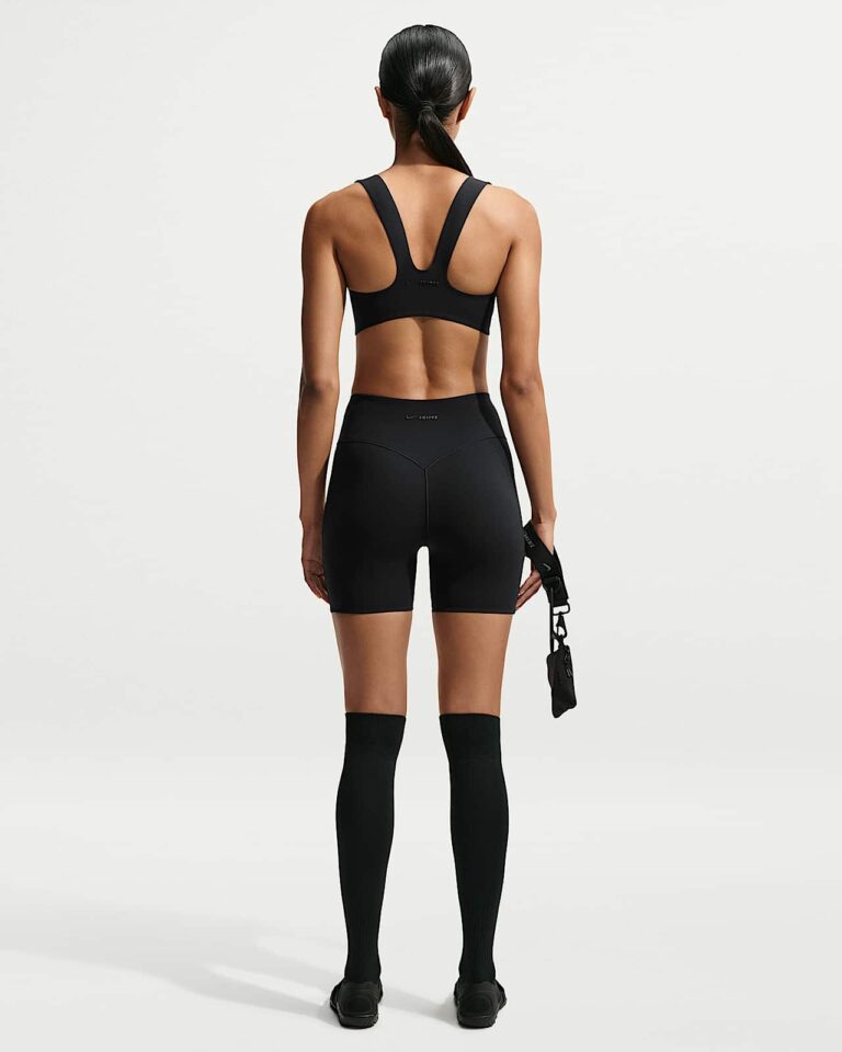 Топ NikeSKIMS Studio Stretch Square Neck Bra «Obsidian» Женская