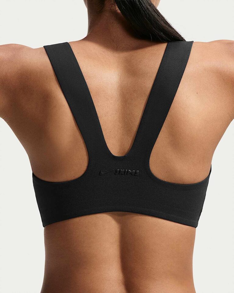 Топ NikeSKIMS Studio Stretch Square Neck Bra «Obsidian» Женская