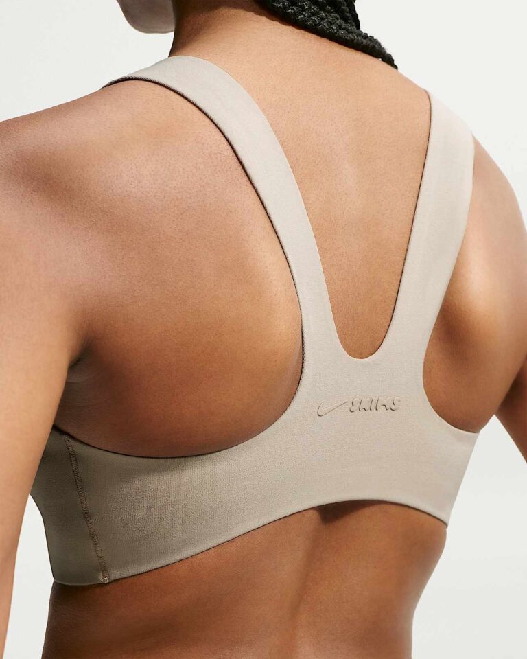Топ NikeSKIMS Studio Stretch Square Neck Bra «Linen» Женская