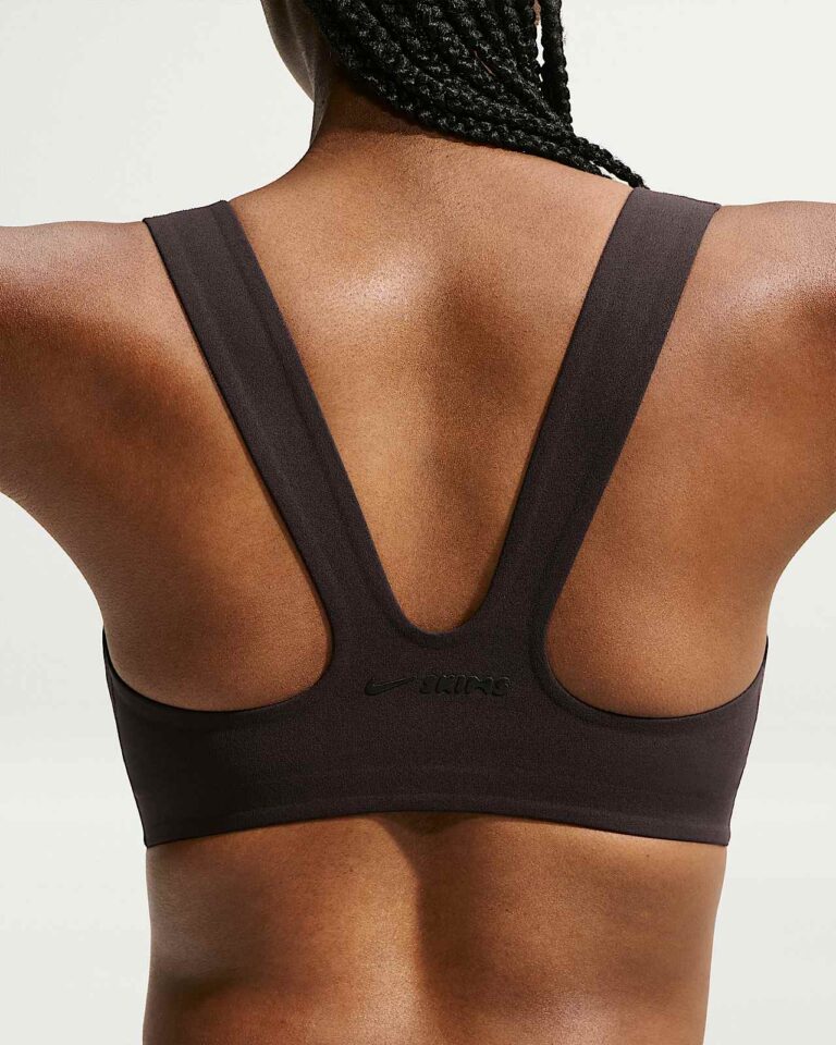 Топ NikeSKIMS Studio Stretch Square Neck Bra «Dark Roast» Женская