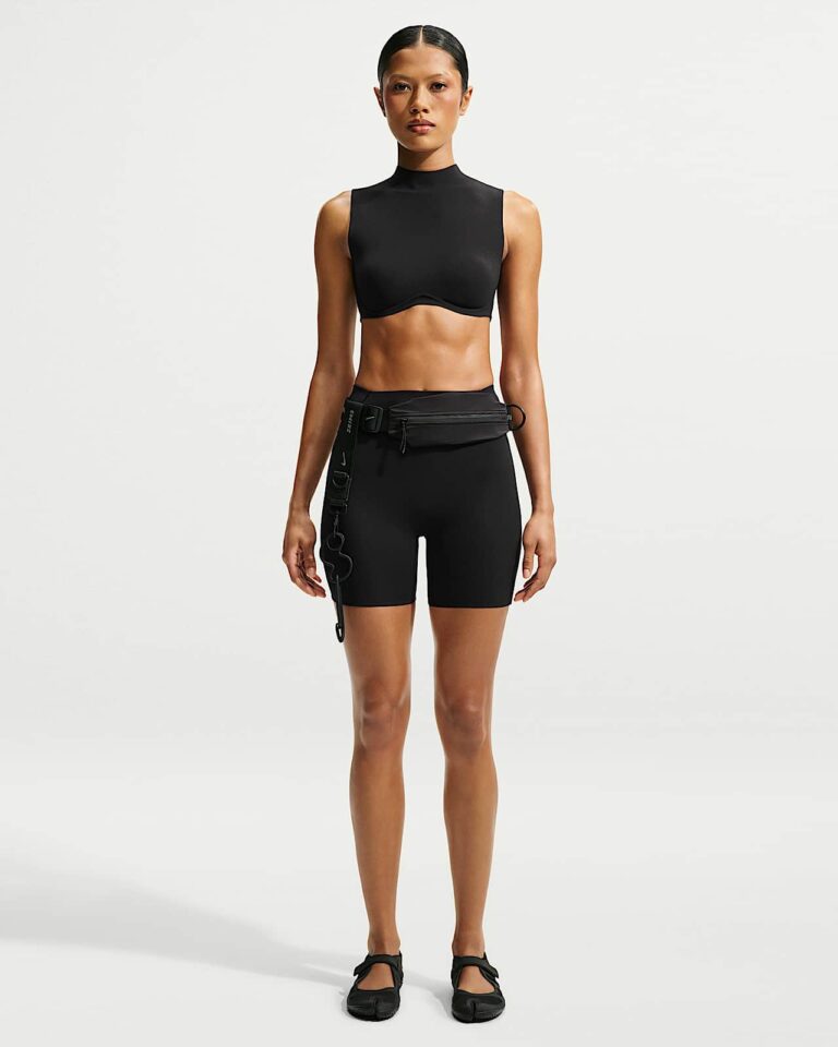 Шорты NikeSKIMS Studio Stretch 5″ Shorts «Obsidian» Женская