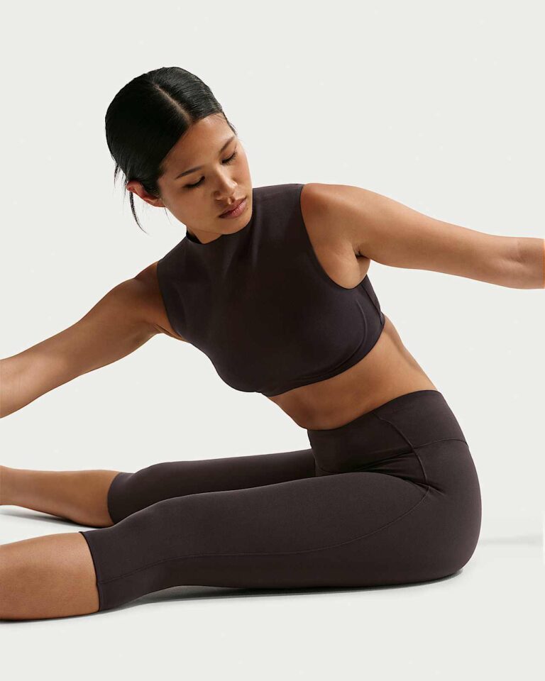 Леггинсы NikeSKIMS Studio Stretch 17″ Leggings «Dark Roast» Женская