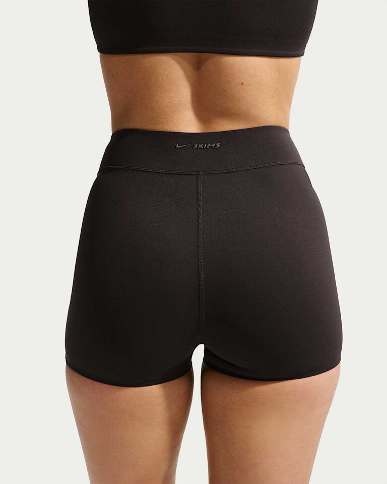 Шорты NikeSKIMS Studio Stretch 2″ Shorts «Dark Roast» Женская