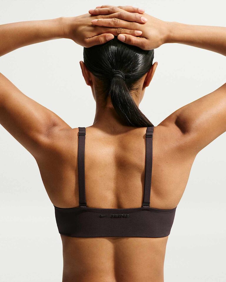 Топ NikeSKIMS Studio Stretch Micro Sports Bra «Dark Roast» Женская