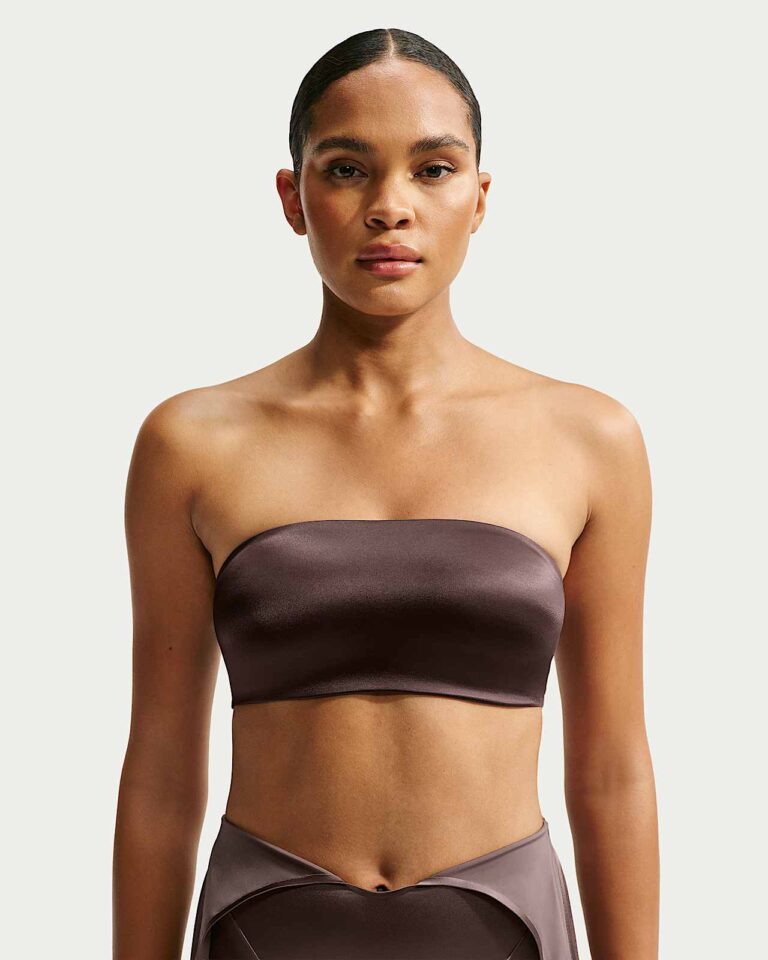 Топ NikeSKIMS Satin Shine Convertible Bandeau Bra «Phoenix» Женская