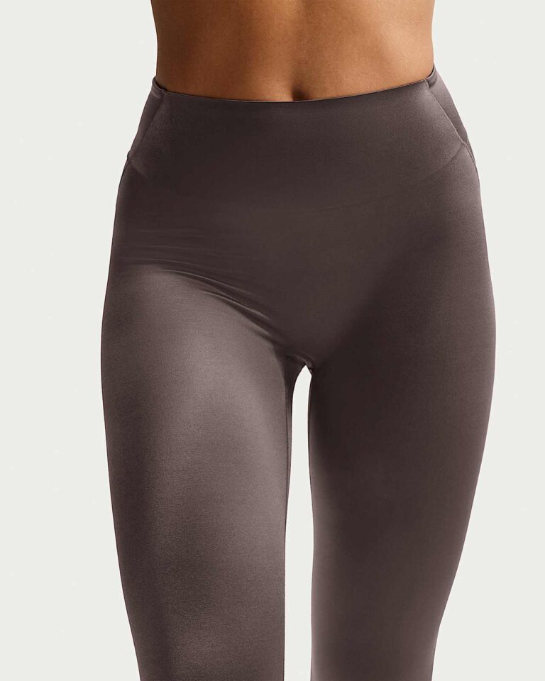 Леггинсы NikeSKIMS Satin Shine High-Waisted Bonded 29″ Leggings «Resin» Женская
