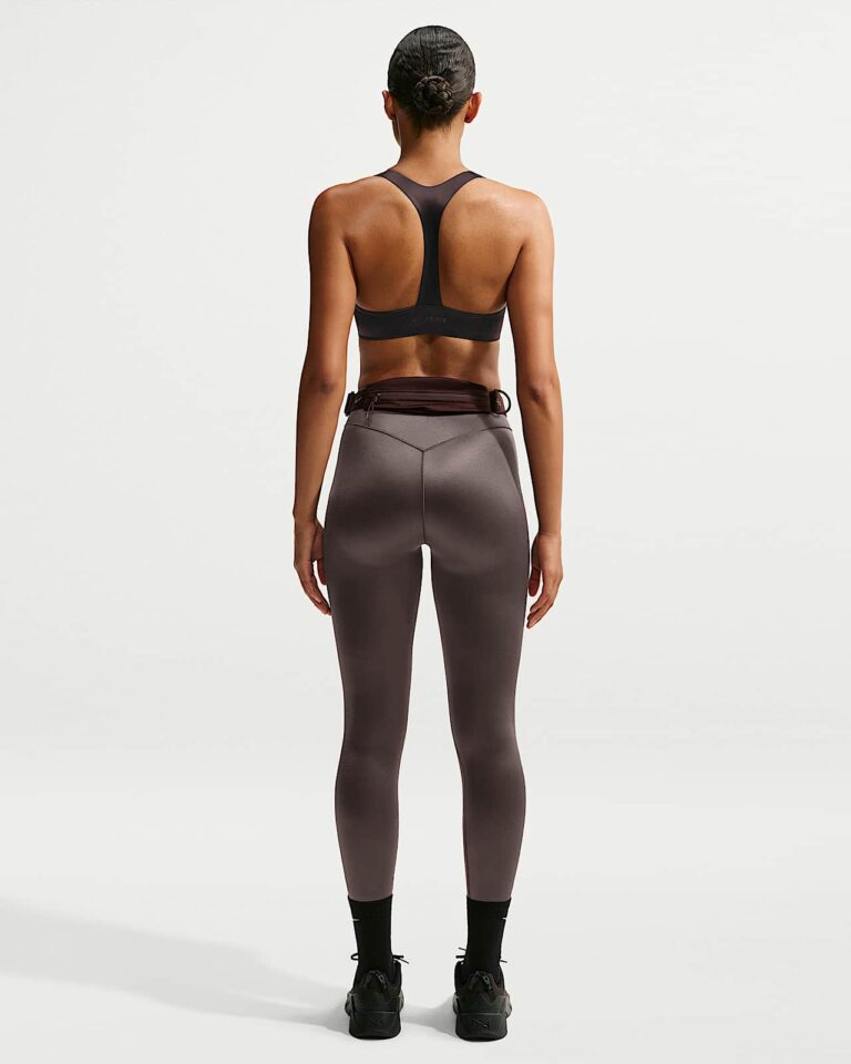 Леггинсы NikeSKIMS Satin Shine High-Waisted Bonded 29″ Leggings «Resin» Женская