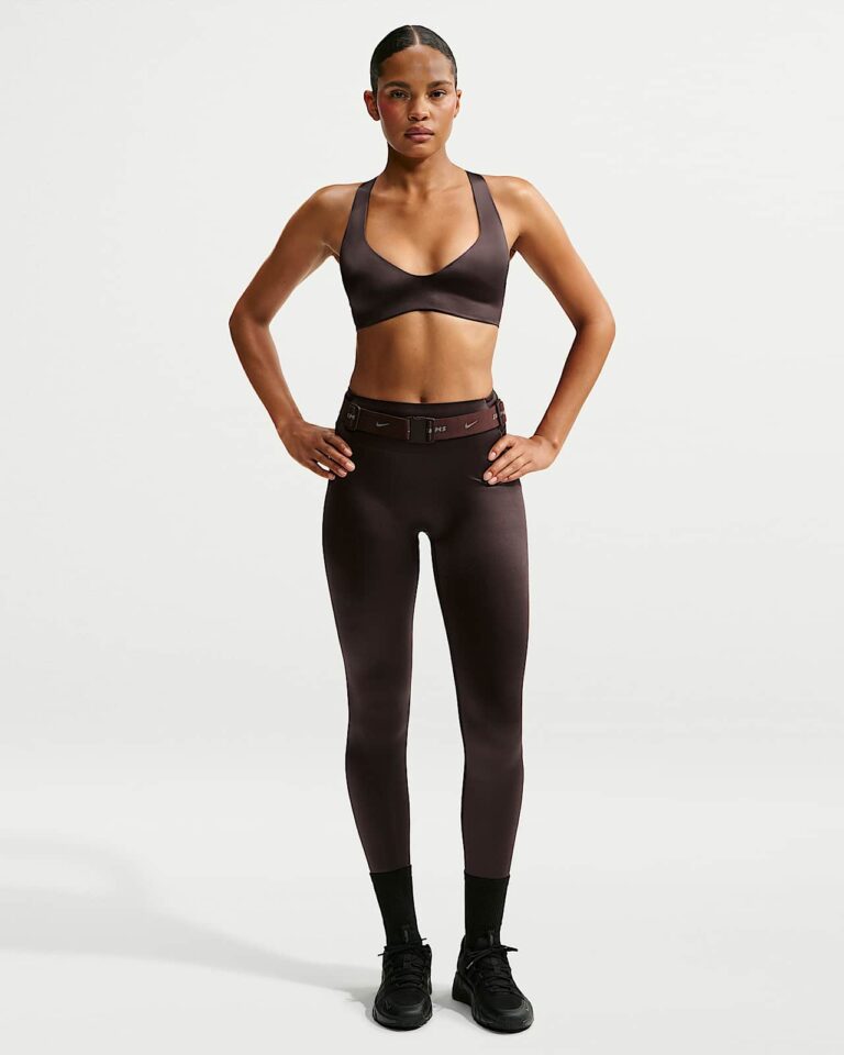 Леггинсы NikeSKIMS Satin Shine High-Waisted Bonded 29″ Leggings «Phoenix» Женская