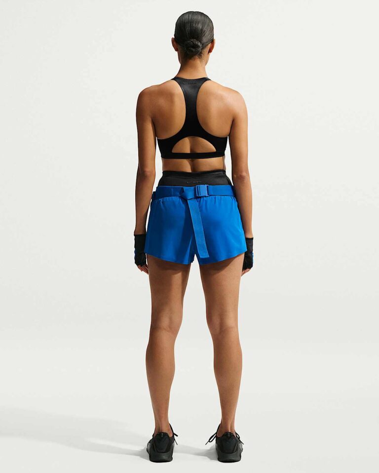 Топ NikeSKIMS Satin Shine Halter Bra «Obsidian» Женская