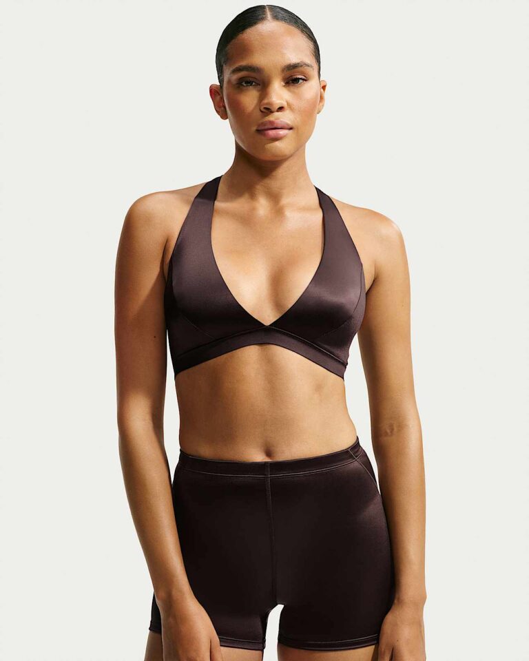 Топ NikeSKIMS Satin Shine Halter Bra «Phoenix» Женская