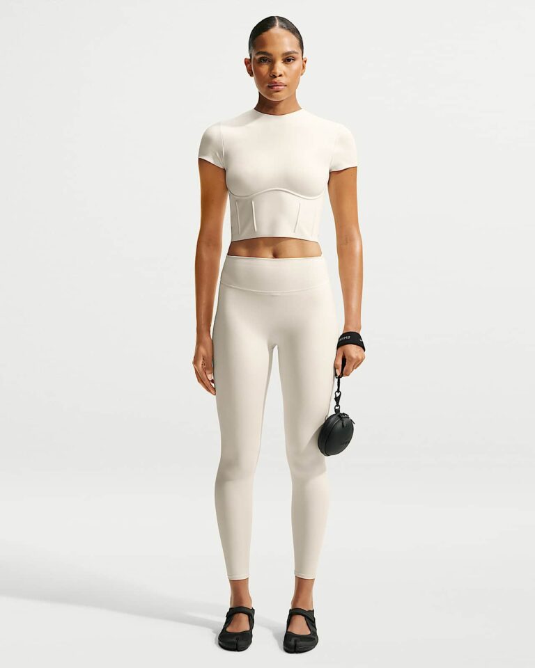 Топ NikeSKIMS Matte Corset Cropped Top «Actv Ivory» Женская