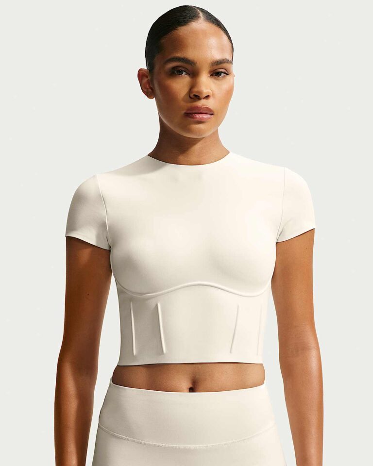 Топ NikeSKIMS Matte Corset Cropped Top «Actv Ivory» Женская