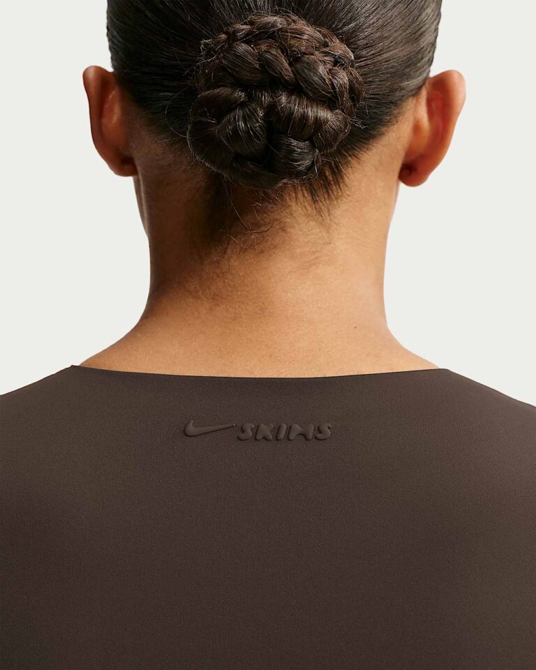Топ NikeSKIMS Matte Corset Cropped Top «Dark Sepia» Женская