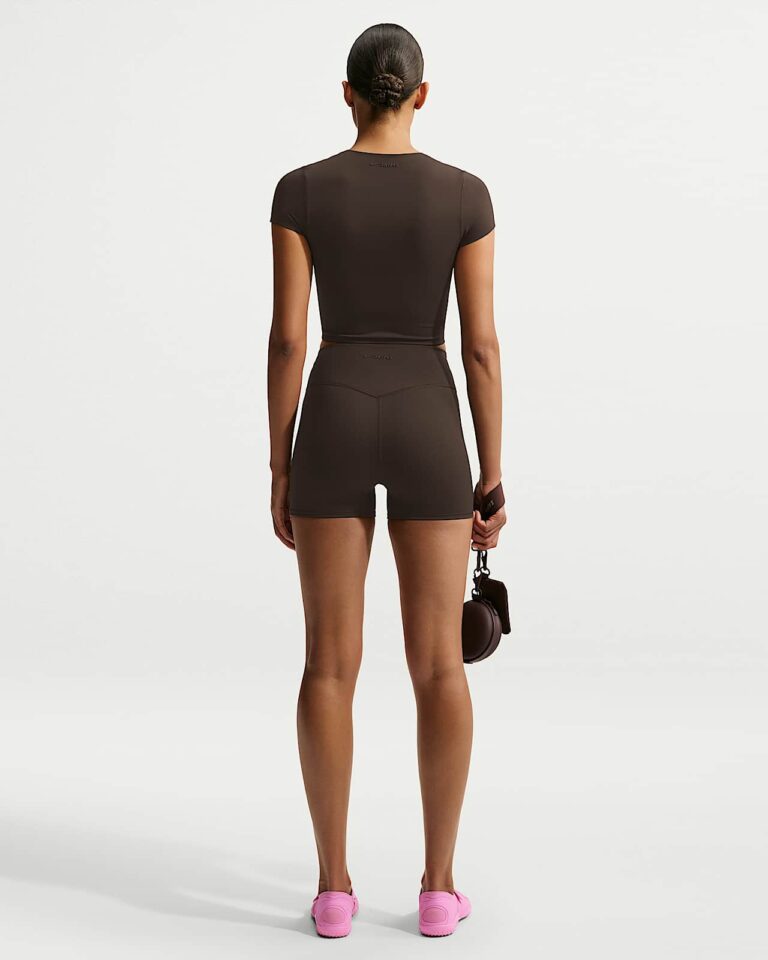 Топ NikeSKIMS Matte Corset Cropped Top «Dark Sepia» Женская