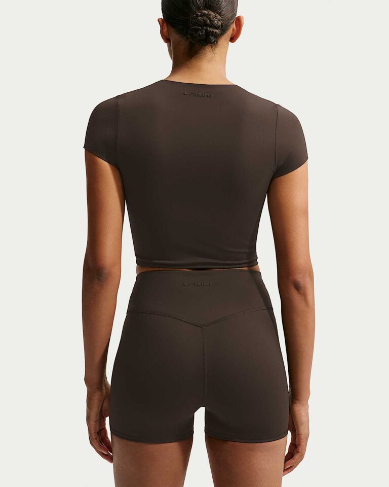 Топ NikeSKIMS Matte Corset Cropped Top «Dark Sepia» Женская