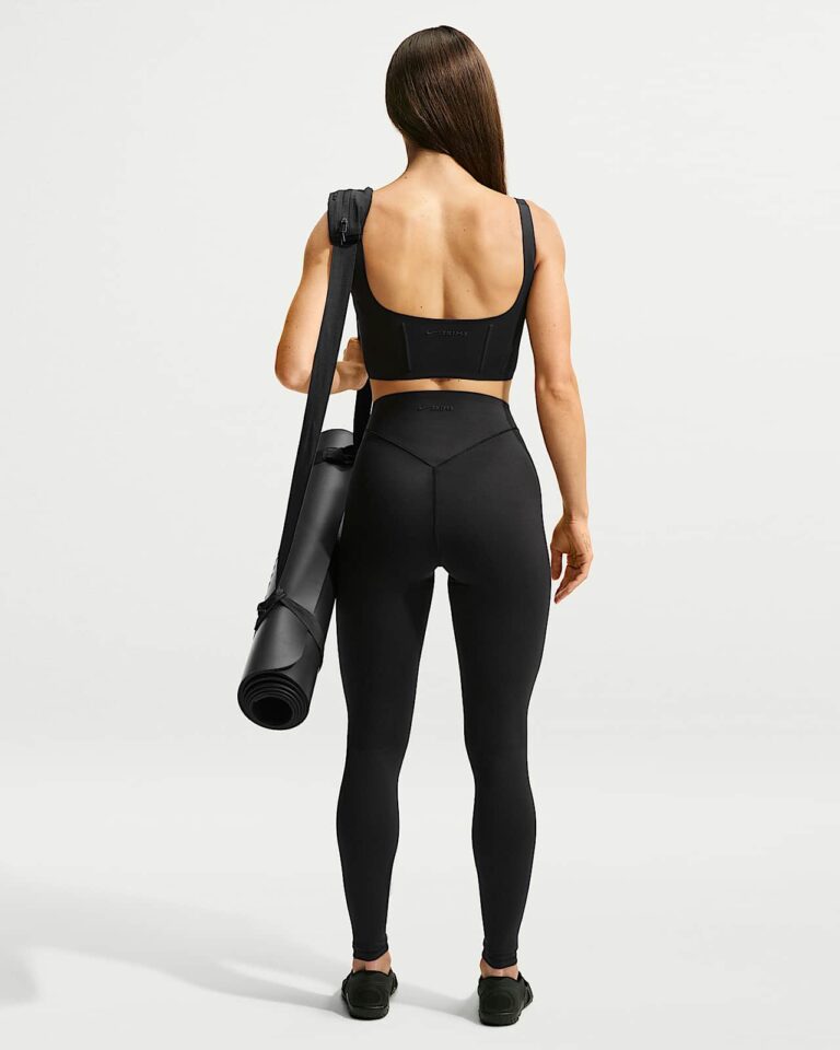 Леггинсы NikeSKIMS Matte High-Waisted Corset 26″ Leggings «Obsidian» Женская