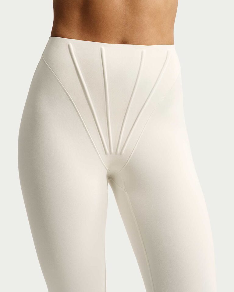 Леггинсы NikeSKIMS Matte High-Waisted Corset 26″ Leggings «Actv Ivory» Женская