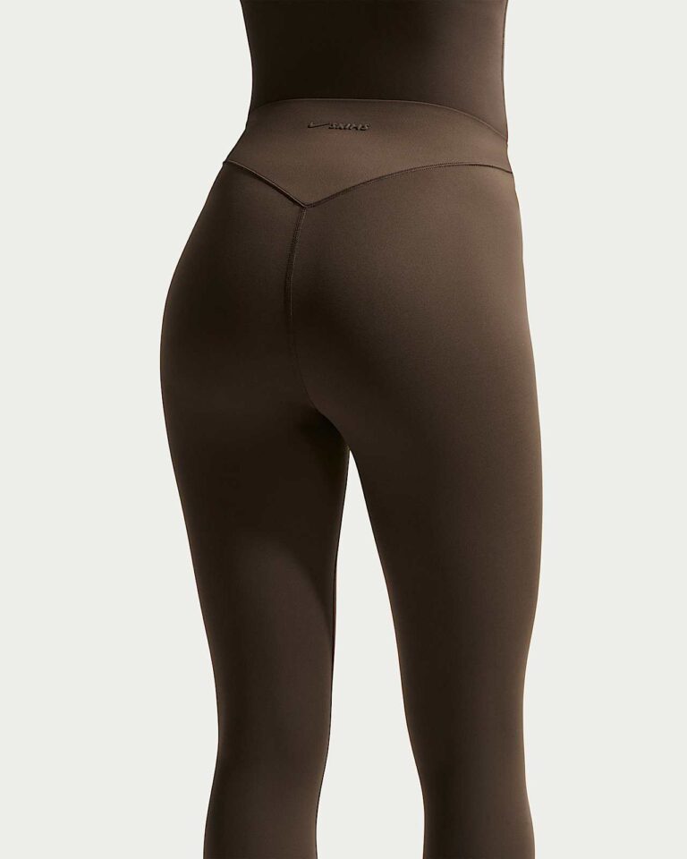 Леггинсы NikeSKIMS Matte High-Waisted Corset 26″ Leggings «Dark Sepia» Женская