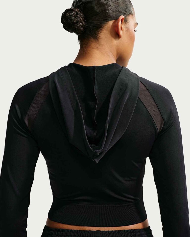 Худи NikeSKIMS Stretch Knit Full-Zip Baby Hoodie «Obsidian/Igneous» Женская