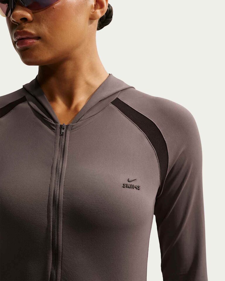 Худи NikeSKIMS Stretch Knit Full-Zip Baby Hoodie «Resin/Phoenix» Женская