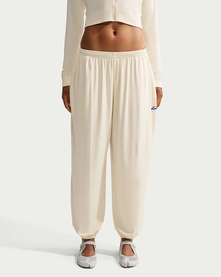 Брюки NikeSKIMS Stretch Knit Pants «Actv Ivory/Cobalt» Женская