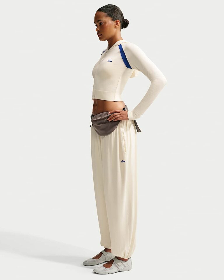 Брюки NikeSKIMS Stretch Knit Pants «Actv Ivory/Cobalt» Женская