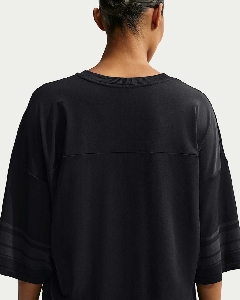 Топ NikeSKIMS Stretch Knit Oversized V-Neck Top «Obsidian/Igneous» Женская