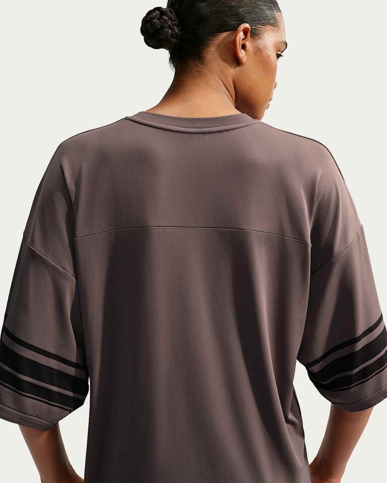 Топ NikeSKIMS Stretch Knit Oversized V-Neck Top «Resin/Phoenix» Женская