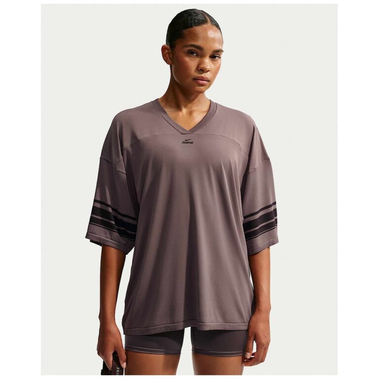 Топ NikeSKIMS Stretch Knit Oversized V-Neck Top «Resin/Phoenix» Женская