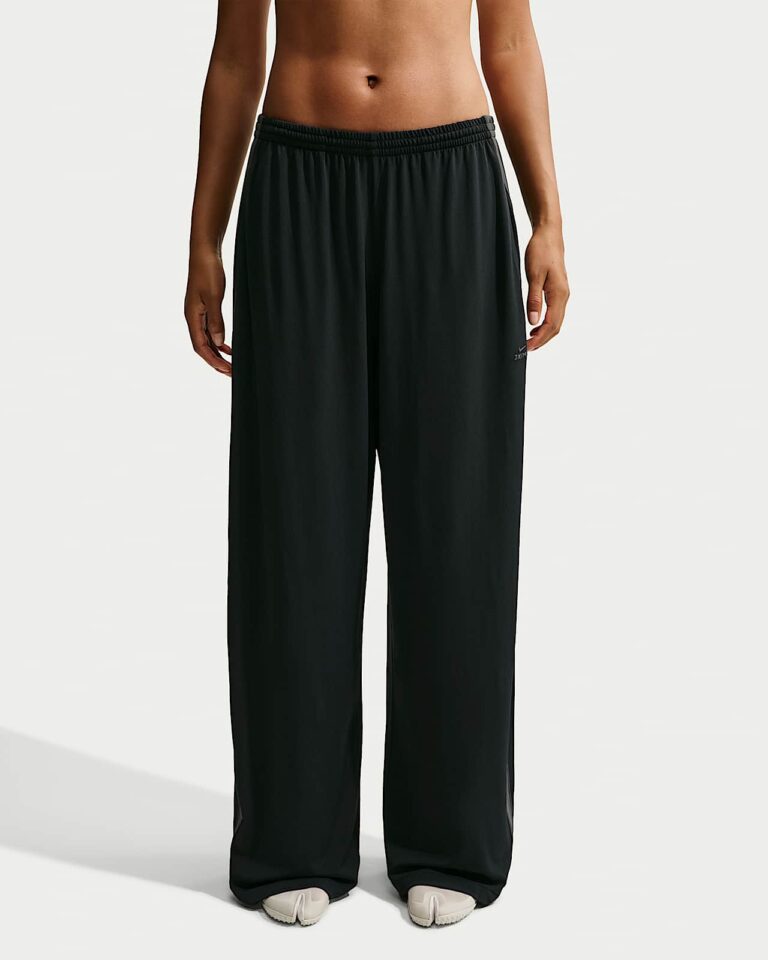 Брюки NikeSKIMS Stretch Knit Wide-Leg Pants «Obsidian/Igneous» Женская