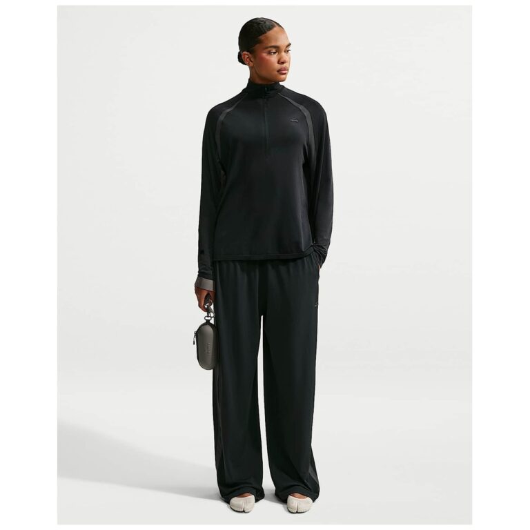 Брюки NikeSKIMS Stretch Knit Wide-Leg Pants «Obsidian/Igneous» Женская