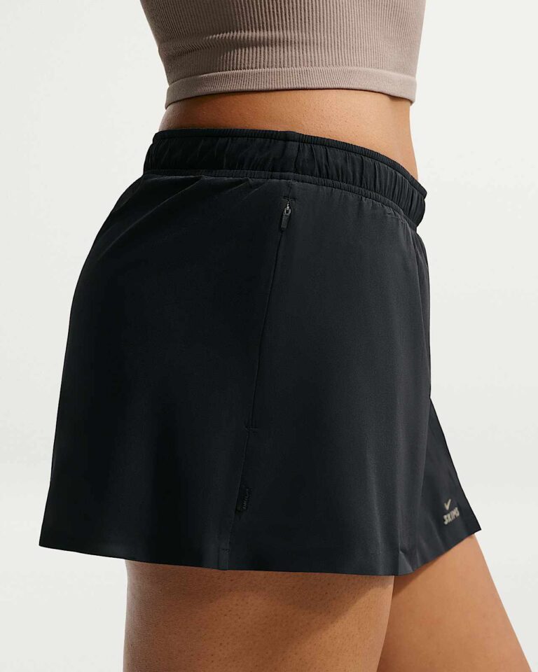 Юбка-шорты NikeSKIMS Stretch Nylon Skort «Obsidian/Olive Grey» Женская