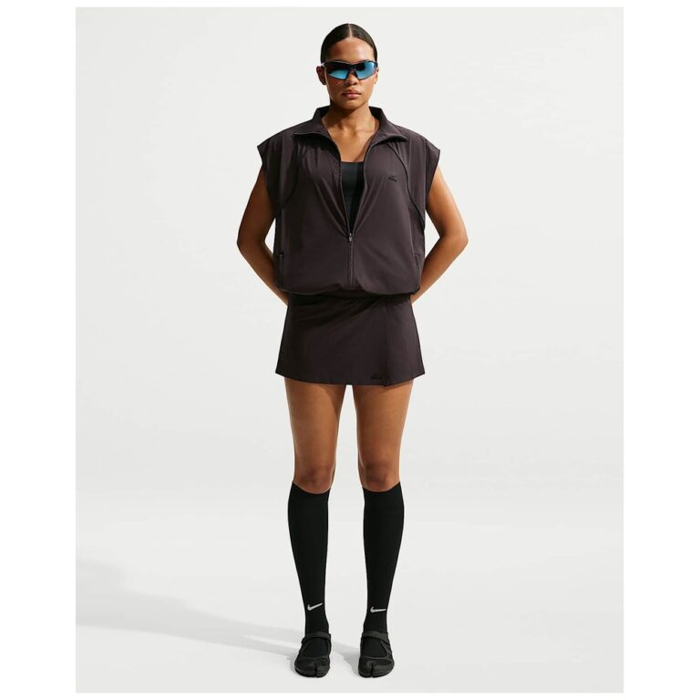 Юбка-шорты NikeSKIMS Stretch Nylon Skort «Dark Roast» Женская