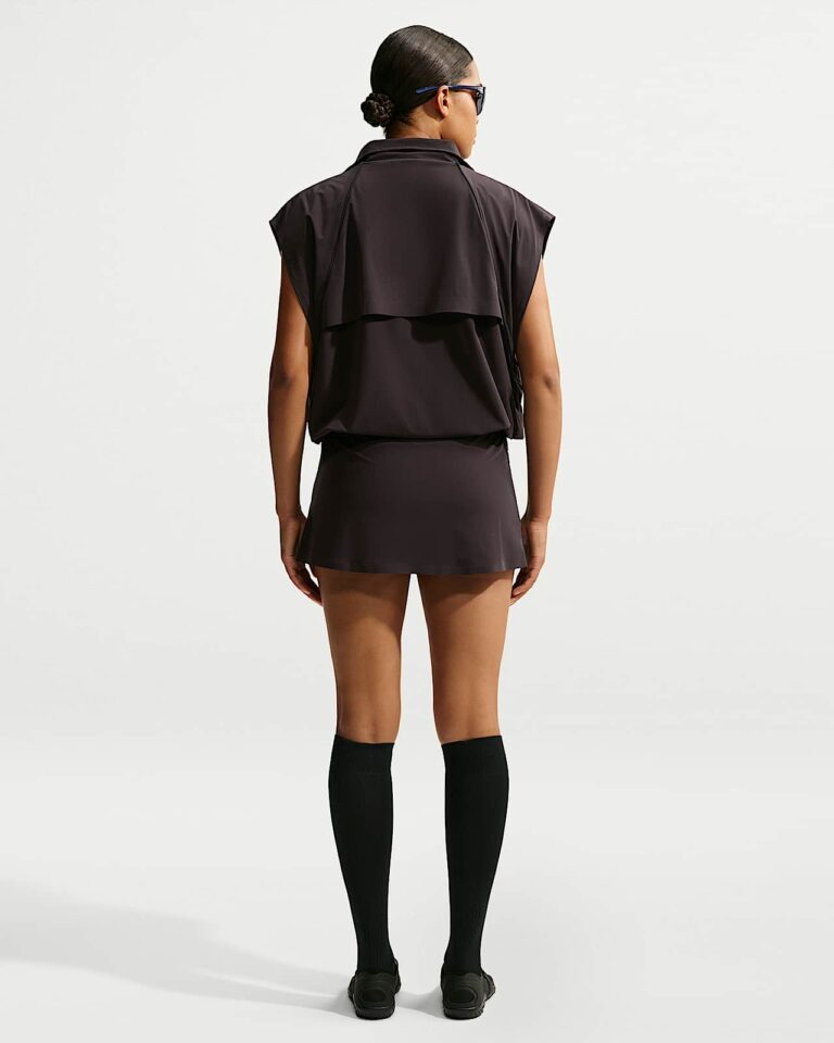 Юбка-шорты NikeSKIMS Stretch Nylon Skort «Dark Roast» Женская