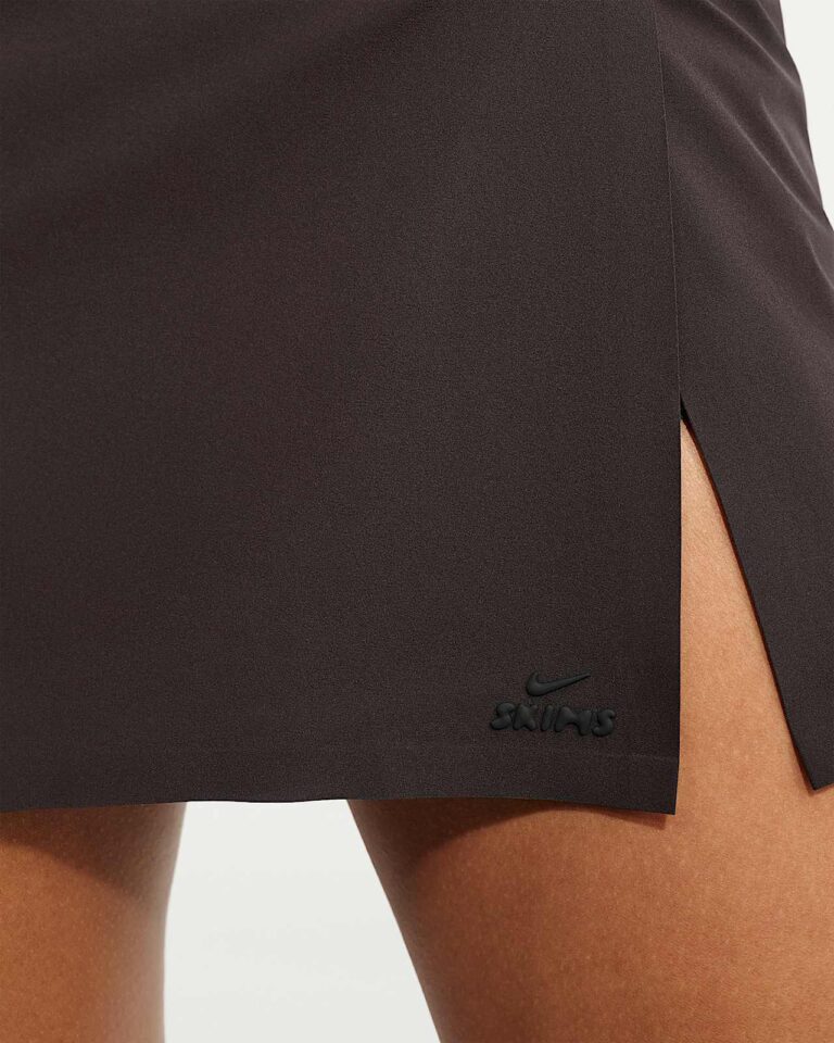 Юбка-шорты NikeSKIMS Stretch Nylon Skort «Dark Roast» Женская
