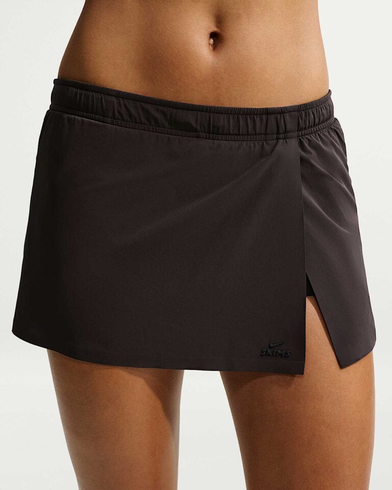 Юбка-шорты NikeSKIMS Stretch Nylon Skort «Dark Roast» Женская