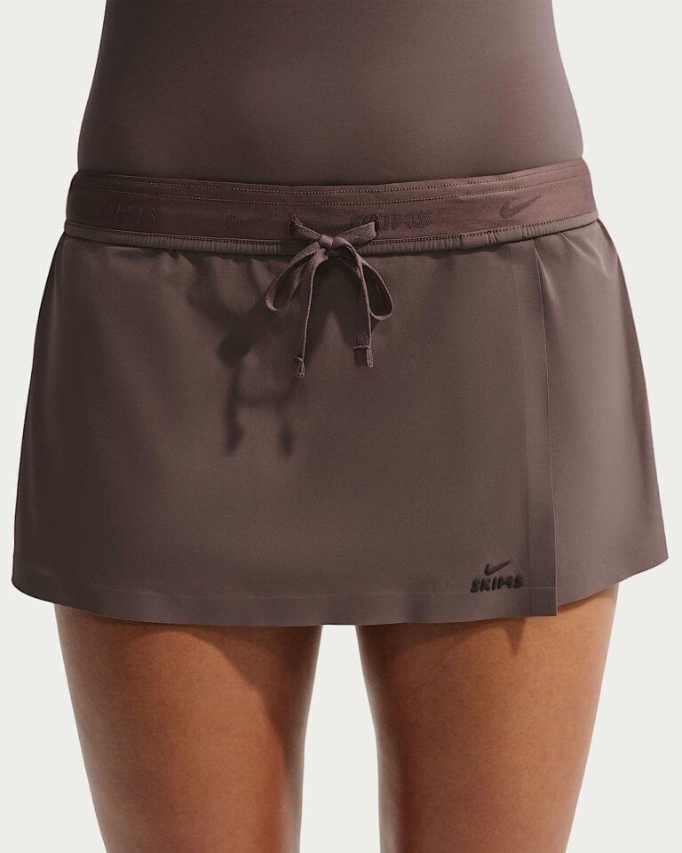 Юбка-шорты NikeSKIMS Stretch Nylon Skort «Resin» Женская