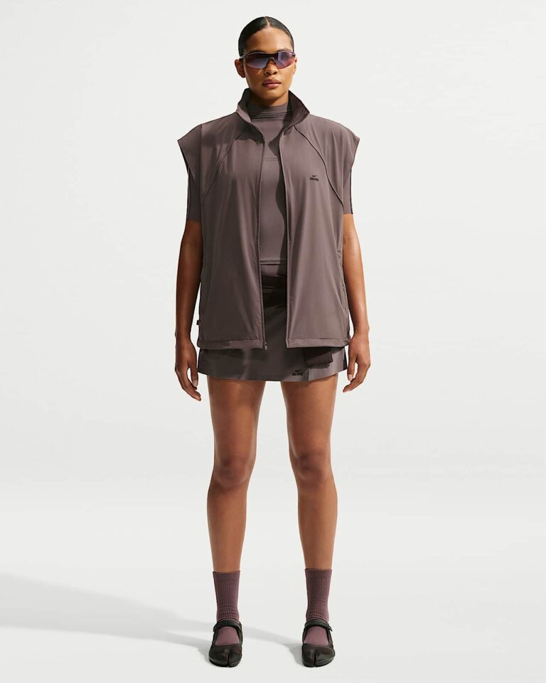 Юбка-шорты NikeSKIMS Stretch Nylon Skort «Resin» Женская