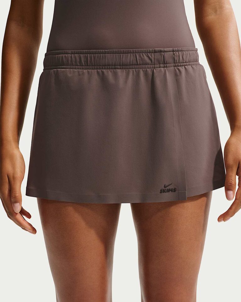 Юбка-шорты NikeSKIMS Stretch Nylon Skort «Resin» Женская