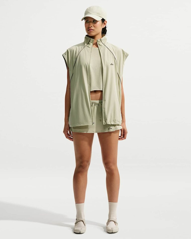 Юбка-шорты NikeSKIMS Stretch Nylon Skort «Talc» Женская