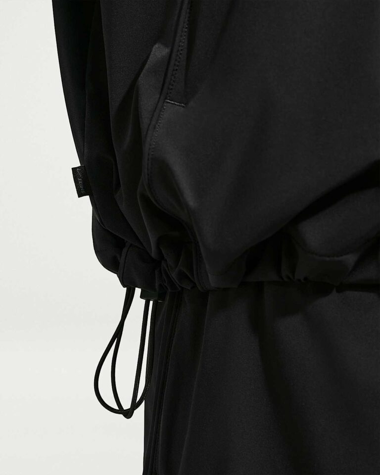 Куртка NikeSKIMS Stretch Nylon Oversized Jacket «Obsidian» Женская