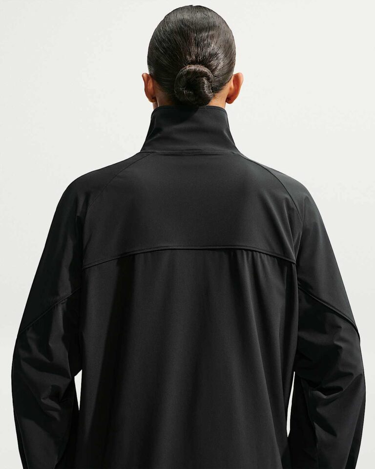 Куртка NikeSKIMS Stretch Nylon Oversized Jacket «Obsidian» Женская